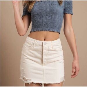 Boyish THE COREY HIGH‎ WAIST MINI SKIRT Size 29 In Rosemary's Baby